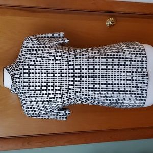 FINAL SALE: NWOT Anne Klein Women's Short Sleeve Mock Neck Top - Size M